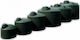 Vertical Cylindrical Plastic Storage Tank 4000lt for Water / Petroleum / Oil Black