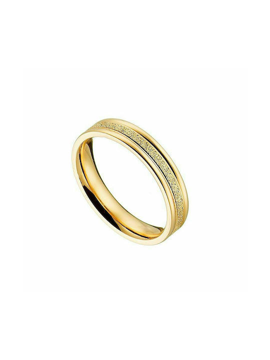 Amor Amor Women's Gold Plated Steel Spinner Ring