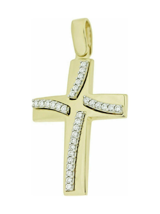 Mertzios.gr Gold Cross 14K