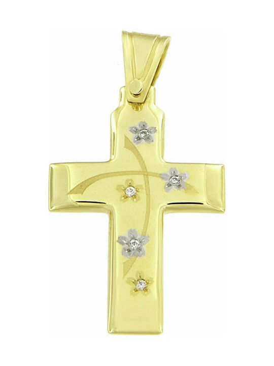 Mertzios.gr Gold Cross 14K