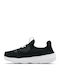 Runplay Παιδικά Sneakers Slip-on Μαύρα