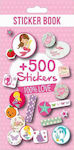 Sticker Album Album with 500 Stickers for Children 3+ Years 100% Love 500pcs