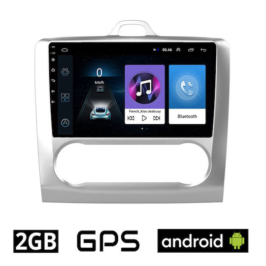Car Audio System for Ford Focus 2004-2011 (Bluetooth/USB/AUX/WiFi/GPS/Apple-Carplay/Android-Auto) with Touch Screen 9"