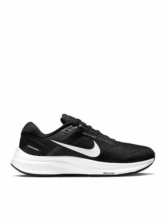 Nike Air Zoom Structure 24 Ανδρικά Αθλητικά Παπούτσια Running Μαύρα