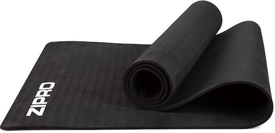 Zipro Στρώμα Γυμναστικής Yoga Μαύρο (183x61x0.6cm)