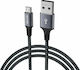 Proda 1m Braided USB 2.0 to micro USB Cable Gray (PD-B52M)