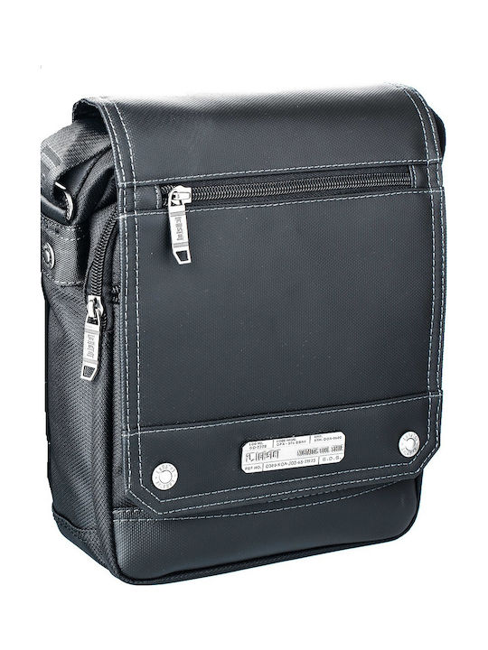 Leastat Men's Bag Messenger Black