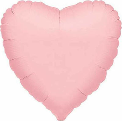 Μπαλόνι Ματ Ροζ Καρδιά 45cm