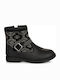 TT Kids Boots with Zipper Black