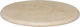 vidaXL Round Table Surface made of Marble Cream 50x50x2.5cm 149192 1pcs