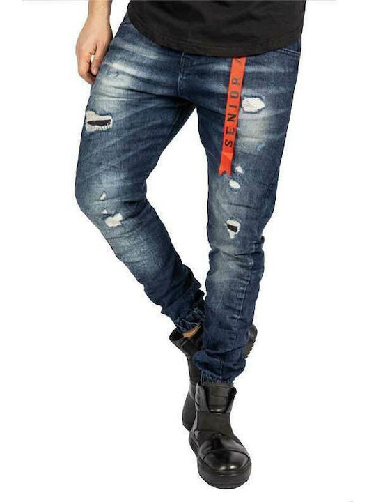 Senior SEN- Men's Jeans Pants in Slim Fit Blue