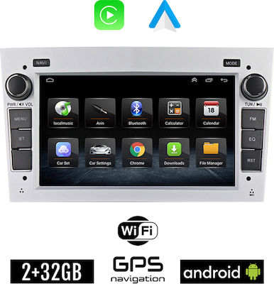 Car-Audiosystem für Opel Corsa / Astra / Vectra / Zafira / Antara / Meriva / Vivaro 2004-2011 (Bluetooth/USB/WiFi/GPS) mit Touchscreen 7"