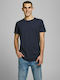 Jack & Jones T-shirt Bărbătesc cu Mânecă Scurtă sacou bleumarin