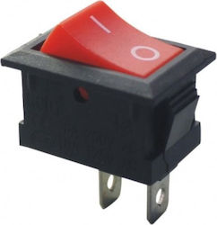 Red Rocker Switch 6A/250V