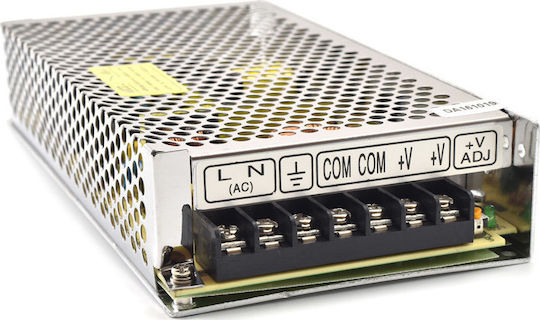 Mean Well Τροφοδοτικό Συστημάτων CCTV 12V 100W 8.5A S-100-12