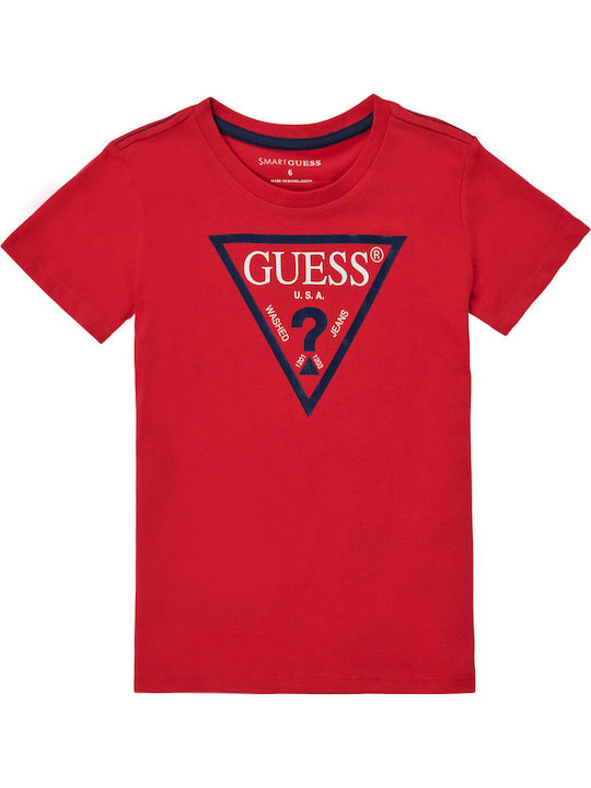 Guess Kids' T-shirt Red Tholma