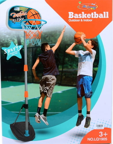 Blue Toys Παιδική Μπασκέτα Εξωτερικού χώρου με Βάση και Μπάλα
