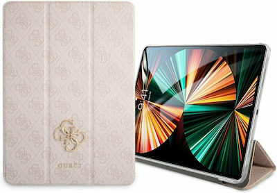 Guess 4G Collection Flip Cover Piele artificială Roz (iPad Pro 2021 11") GUIC11G4GFPI