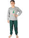 Nina Club Kids Nightwear Winter Gray Minecraft