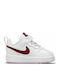 Court Court Borough Kids Sports Shoes White / Dark Beetroot