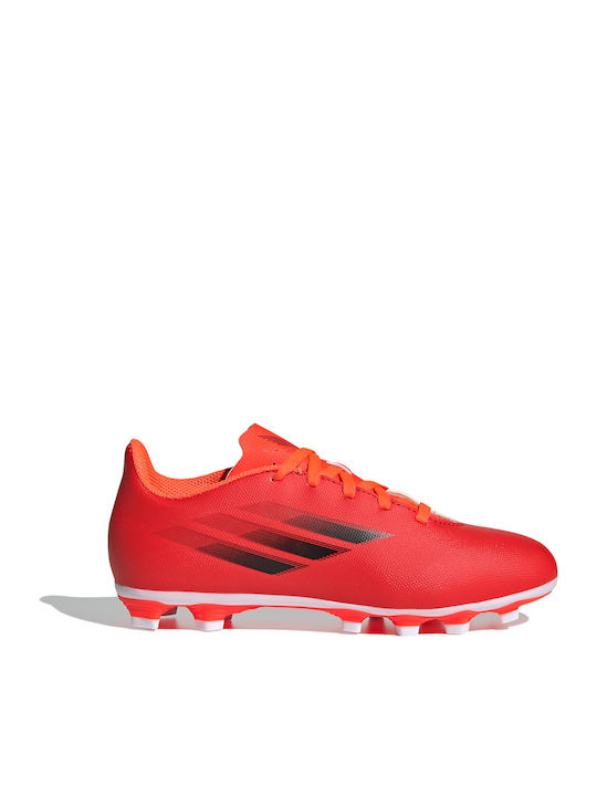 X Speedflow.4 Kids Molded Soccer Shoes Red