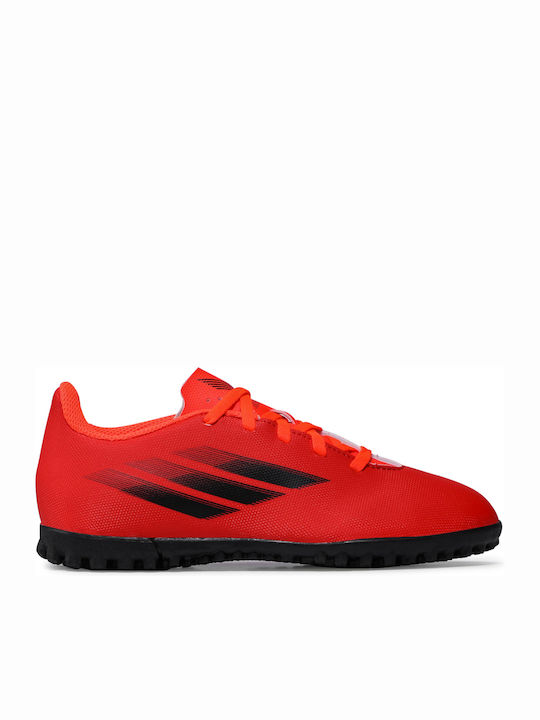 Performance X Speedflow.4 Turf Kids Turf Soccer Shoes Red