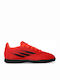 Adidas Παιδικά Ποδοσφαιρικά Παπούτσια Performance X Speedflow.4 Turf με Σχάρα Κόκκινα