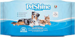 Pet Camelot Petshine 40 Μαντηλάκια Σκύλου για Καθαρισμό Σώματος με Άρωμα Fresh Water