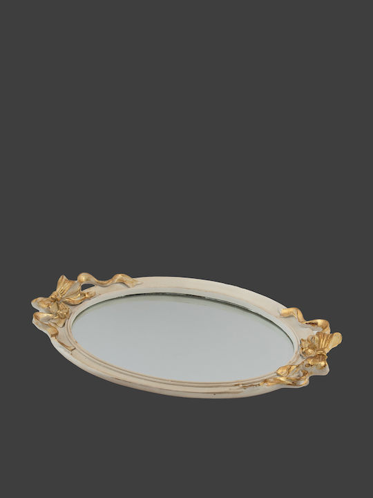 La Vista Wedding Tray made of Wood Gold 1pcs