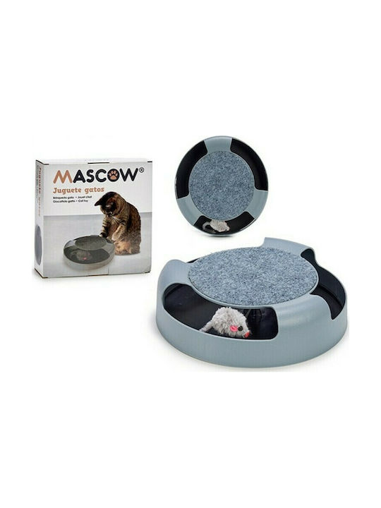 Mascow Cat Toy Mouse Gray 25x6.5x25cm