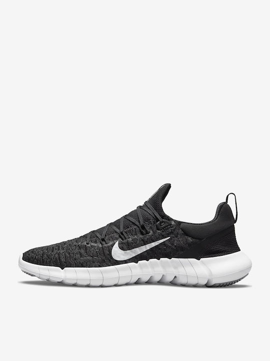 Nike Free Run 5.0 Γυναικεία Αθλητικά Παπούτσια Running Black / Dark Smoke Grey / White
