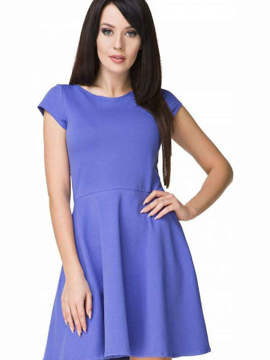 Tessita Sommer Mini Kleid Blau