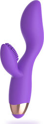 Womanvibe Donna Rechargeable Silicone Vibrator Purple