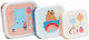 Petit Monkey Kids Set Lunch Plastic Box Multicolour