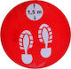 Mandatory Sign Keeping Distances 02-537