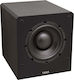 Taga Harmony TSW-80 TSW-80-BL Active Subwoofer with Speaker 8" 260W Black