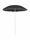 Round Garden Parasol with Metal Frame Anthracite Colour 1.8x2m