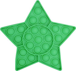 Pop It Fidget Star Silicone Green