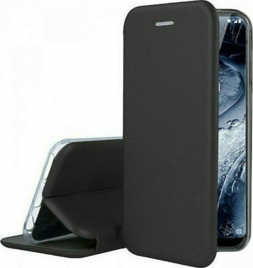 Smart Magnet Elegance Book Piele artificială Negru (Xiaomi Mi 10T Lite)