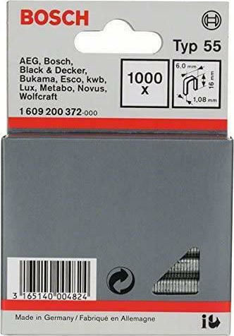 Bosch 1609200371 Heftklammern 14x6x1.08mm Typ 55 1000 Stück