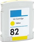 Inkjet Printer Compatible Ink HP 82 C4913A 1750 Pages 72ml Yellow