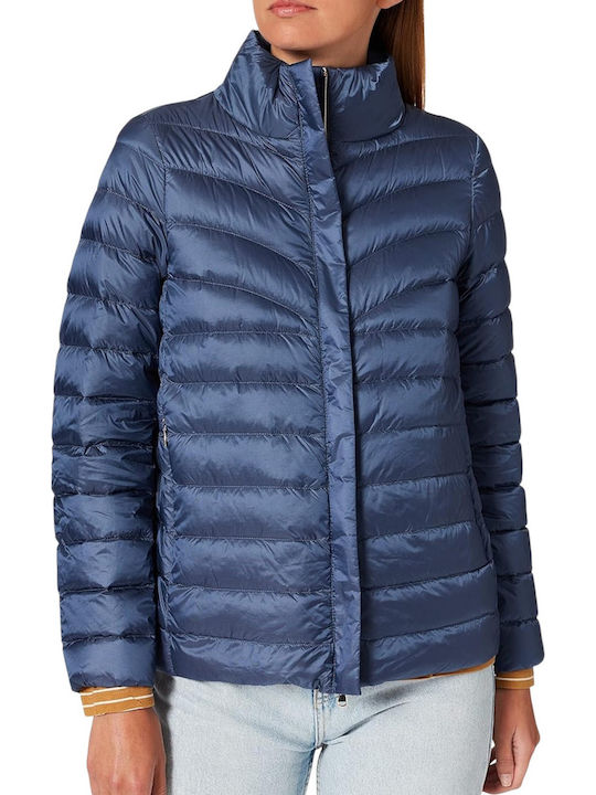 Jaysen Κοντό Γυναικείο Puffer Μπουφάν Μπλε