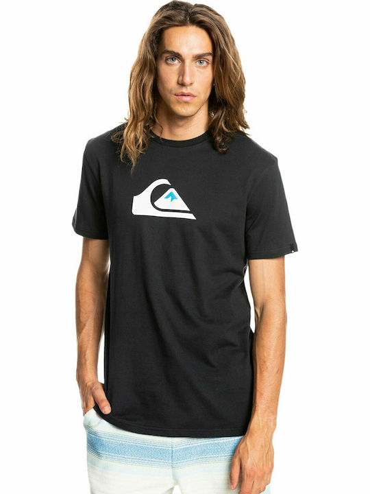 Quiksilver Comp Men's T-Shirt with Logo Black