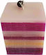 Inart Decorative Pink Candle 6.5x7.5cm