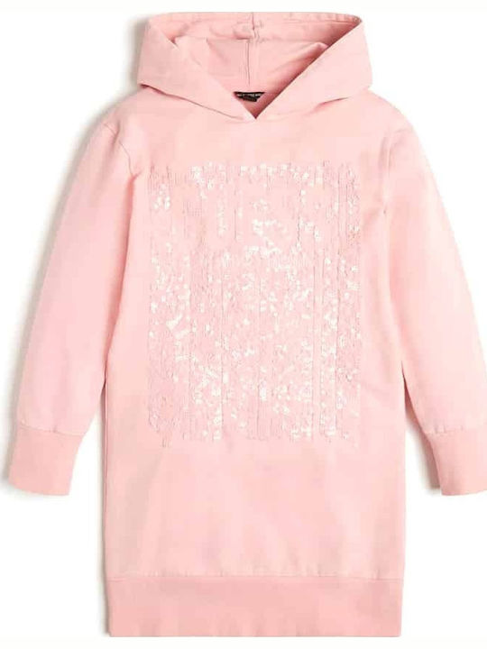 Rochie-bluză pentru copii Cu mânecă lungă Roz