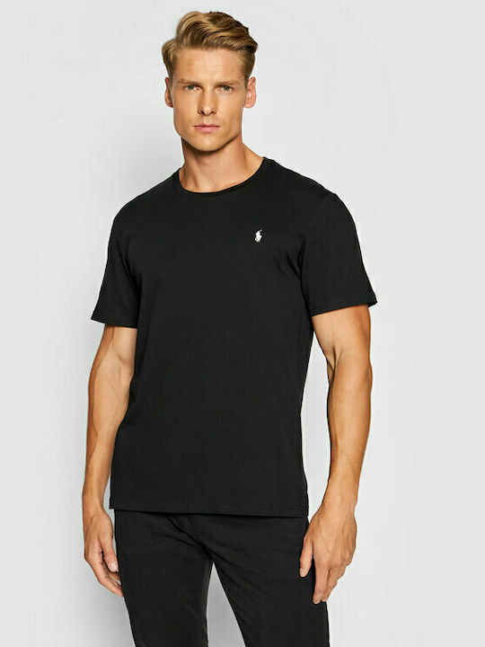 Ralph Lauren Ανδρικό T-shirt Μαύρο Μονόχρωμο