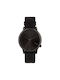 Komono Дамски Часовник 36mm Кварцов с Черна Кожена Каишка