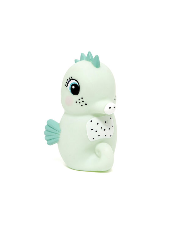 Petit Monkey Παιδικό Διακοσμητικό Φωτιστικό Seahorse Πράσινο 9x9x14εκ.