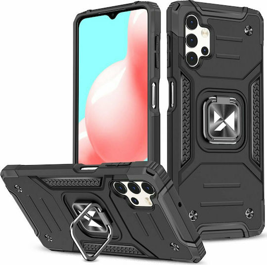Wozinsky Ring Armor Back Cover Πλαστικό Μαύρο (Galaxy A32 5G)