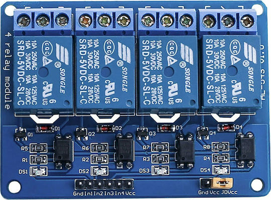 Optum Relay Module with Opto-Coupling 4 Channel 5V
